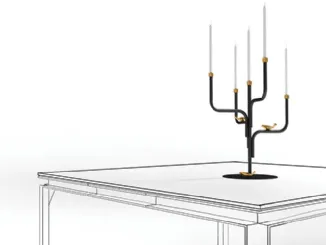 Candelabro Bird Watch Candle di Minotti Italia